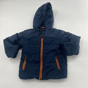 MICHAEL KORS Boys Toddler Navy Blue Puffer Winter Coat